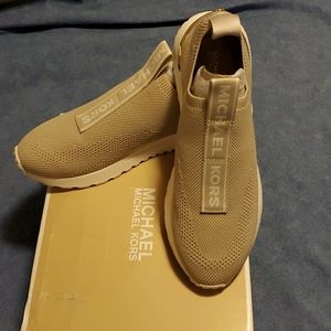 Michael Kors Bodie slip-ons. HALF OFF 24 HRS! Sand Szs 7 & 7.5